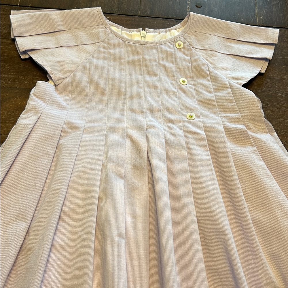The Proper Peony Pale Lavender Short Sleeve Dress